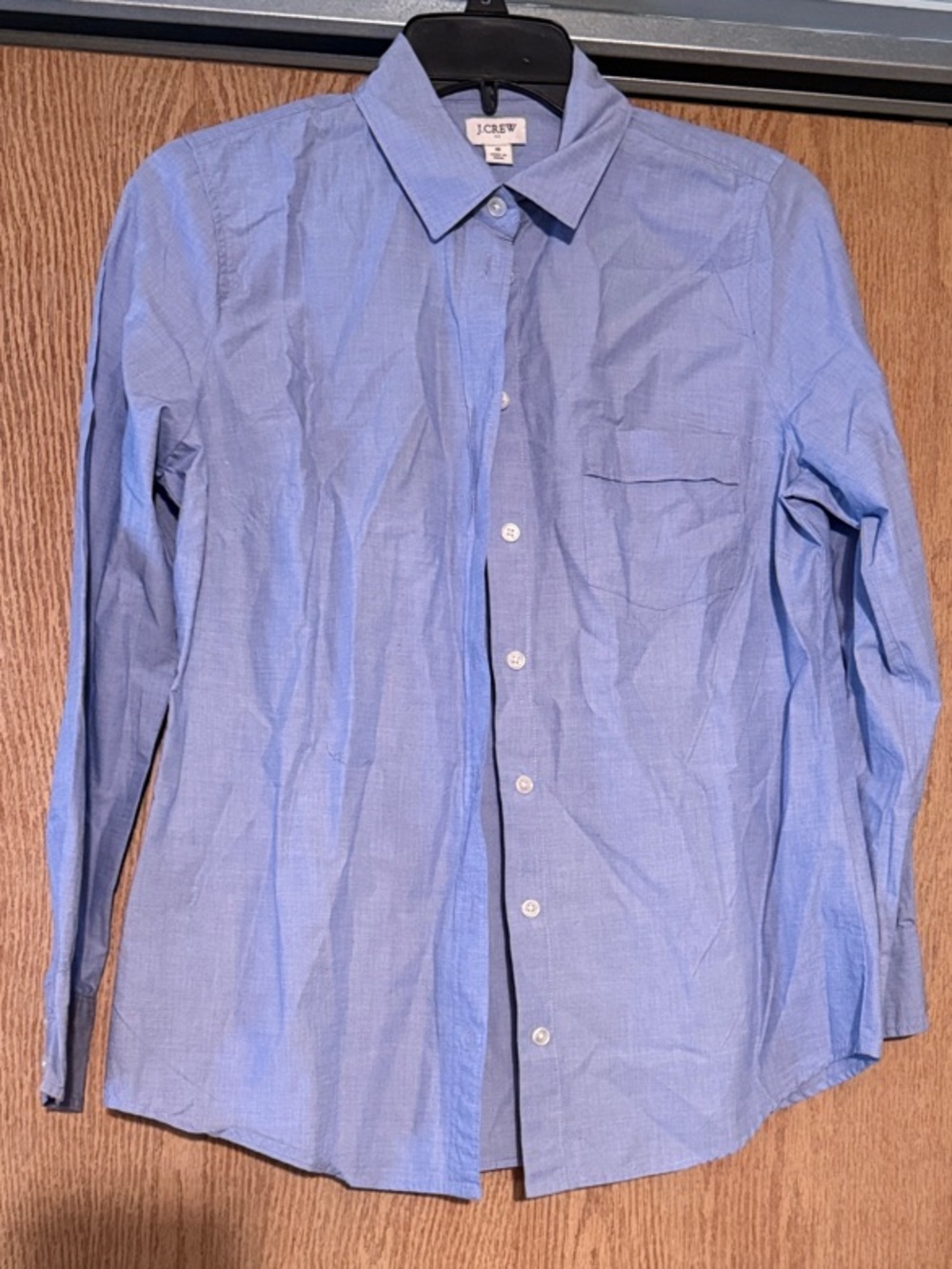 J. Crew Light Blue Button-Down Shirt - Women's Long Sleeve